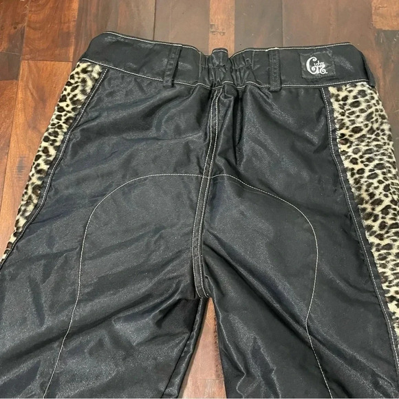 Girlyz Motocross Dirtbike Riding Pants Women’s Size 14 Black And Cheetah - Picture 9 of 9